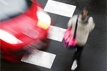 Partial Fault in a Pedestrian Accident Case